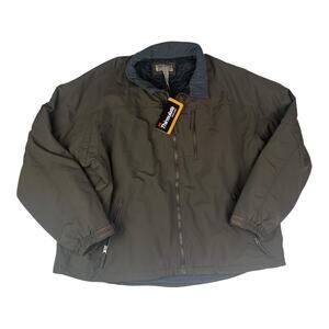Duluth Trading Co Mens 3x dark green gray new Quilted Nylon Jacket